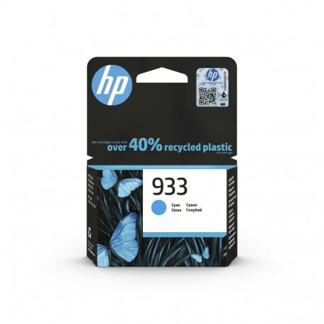 Ink Cartridge - HP 933 Cyan Ink Cartridge 4ml, Yields 330 Pages, Original Color