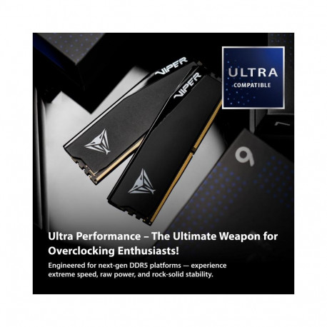RAM Module - Patriot Viper Elite DDR5 32GB (2x16GB) 6000MHz RGB Black