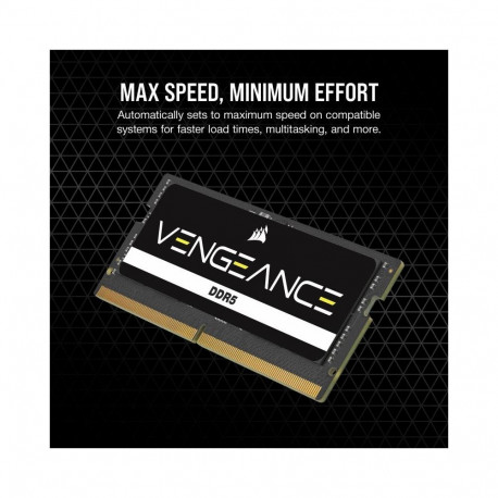 RAM Module - Corsair Vengeance DDR5 32GB 5600MHz SO-DIMM ECC Memory Black