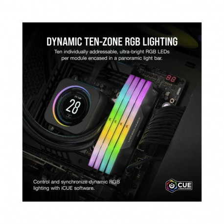 RAM Module - Corsair Vengeance RGB DDR5 32GB (2x16GB) 6400MHz Black