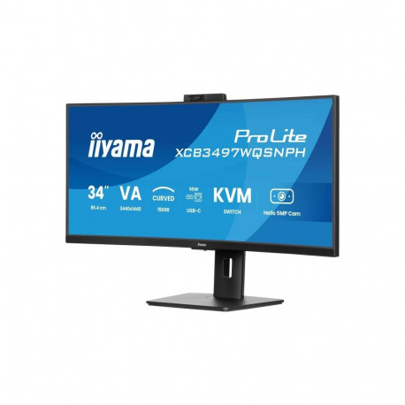 Monitor - iiyama XCB3497WQSNPH-B1 34" 3440x1440 0.4ms Curved Black