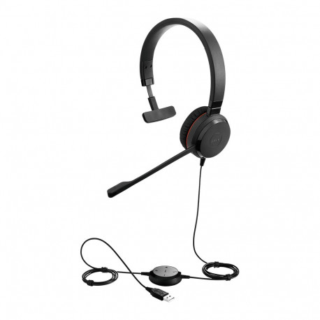 JABRA Evolve 20 SE, Mono UC, USB C/A adapter, Leather