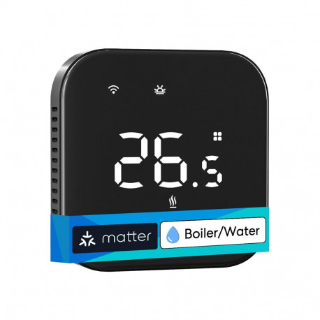 MEROSS MTS215BMA-B(EU) Smart Wi-Fi Thermostat (Black)