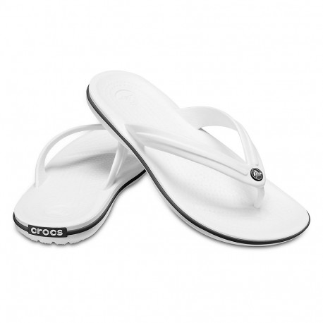 Crocs plätud Crocband Flip 11033 100, valged