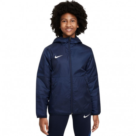 Kurtka dla dzieci Nike Therma Repel Park granatowa CW6159 451