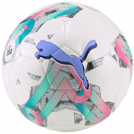 Puma jalgpall Orbita 5 Hybrid Lite 350 83784 01, valge-roheline-roosa