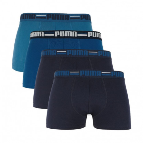 Puma meeste bokserid Brand Elastic 4-pakk 938197 02, tumesinine/sinine