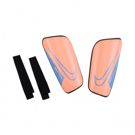 Ochraniacze piłkarskie dla dzieci Nike Mercurial Hardshell pomarańczowe DN3614 852 L