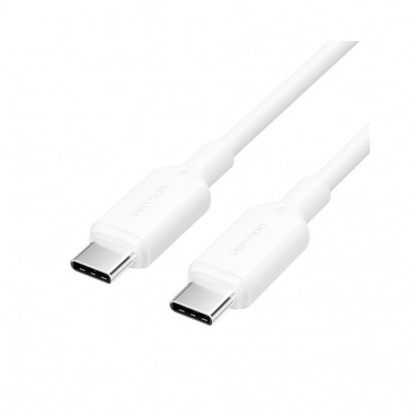 CABLE USB-C TO USB-C/1M WHITE TRCWF VENTION TRCWF (6922794783348)