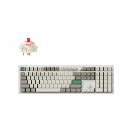 KEYBOARD WRL Q6 MAX RGB/SHELL WHITE Q6M-P1 KEYCHRON Q6M-P1 (4895248865773)