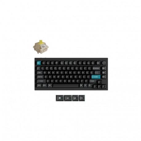 Keychron klaviatuur Q1U-M4 juhtmevaba ultra, must