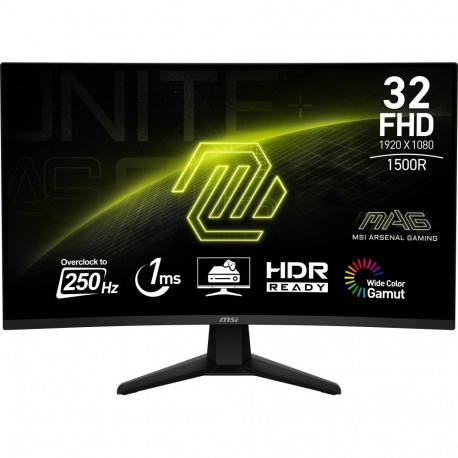 LCD MonitorMSI31.5 "1920 x 1080 pixelsFull HDNative aspect ratio 16:9CurvedMAG32C6X MAG 32C6X (47113
