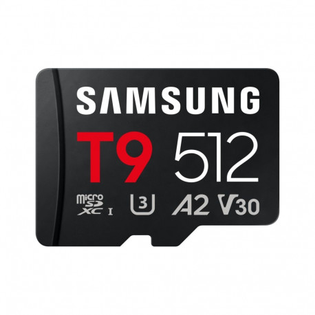 MEMORY MICRO SDXC T9 512GB/V30 MB-MH512T/WW SAMSUNG MB-MH512T/WW (8806097718970)