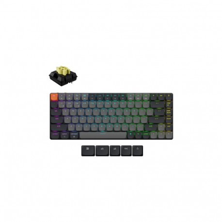 Keychron klaviatuur K3X-B4 juhtmevaba RGB-taustvalgusega, must