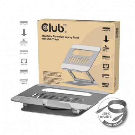 NB ACC STAND ALUMINIUM USB-C/CSV-2554 CLUB3D CSV-2554 (8719214473754)