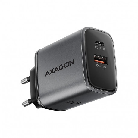 AXAGON USB seinalaadija ACU-PQ67 67W GAN 2PORT