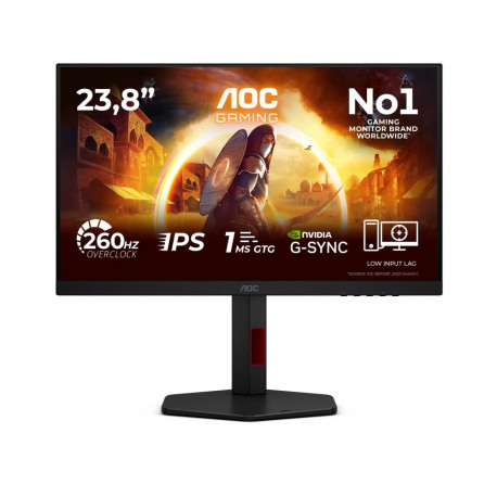 AOC lcd-monitor 24G4ZR 23.8" 1920 x 1080 Full HD LED tasapinnaline