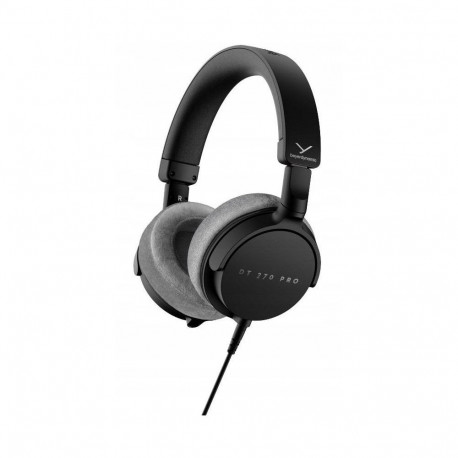 Beyerdynamic stuudiokõrvaklapid DT 270 PRO, kompaktsed, ümber kõrva, kahepoolse eemaldatava kaabliüh