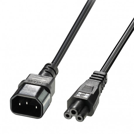 Lindy 2m C5 to C14 Mains Cable  lead free 4002888303415