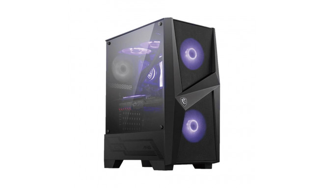 MSI MAG FORGE 100M PC Case  Mid-Tower  USB 3.2  Black