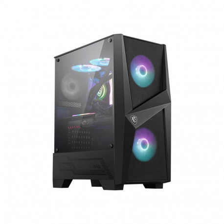 MSI MAG FORGE 100R  tower case (black  tempered glass)