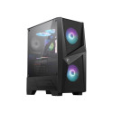 MSI MAG FORGE 100R  tower case (black  tempered glass)