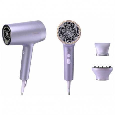 Philips juuksekuivati BHD720/10 1800W 4 temperatuuriastet ioonifunktsioon diffuusoriotsik, lilla