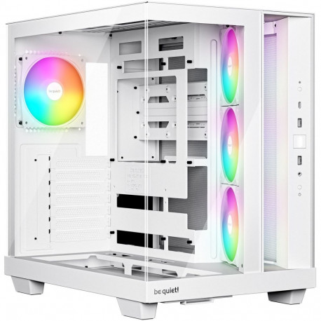 CaseBE korpus PCBGW86 vaikne ATX/micro ATX/Mini-ITX midi-torn, valge