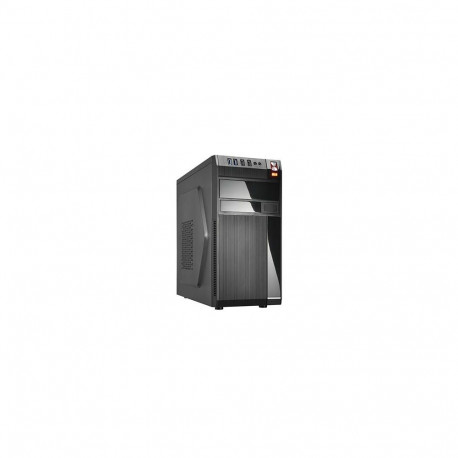 GOLDEN TIGER korpus Baltimore 530 mini-torn MicroATX ei kuulu komplekti 2×USB2+2×USB3, must