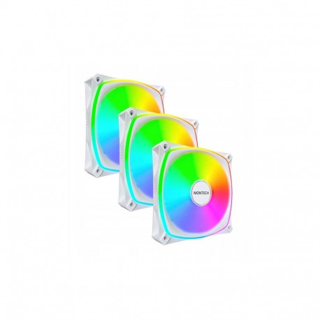 Montech korpuse ventilaator AX120 PRO 120MM 3-ühes, valge