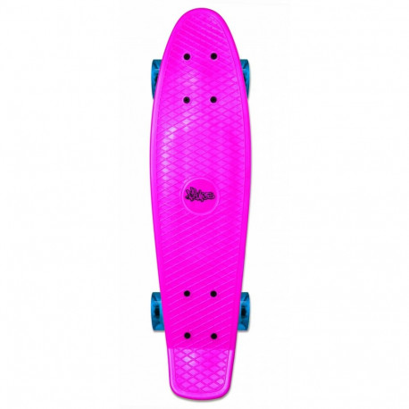 No Rules Skateboard fun skrituļdēlis ar gaismiņām  rozā AU 349