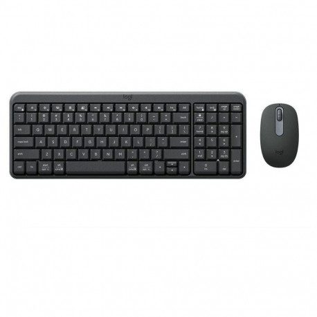 Logitech klaviatuur-hiire komplekt MK250 US-internatsionaalne 2.4GHz/BT INTNL-973, grafiit