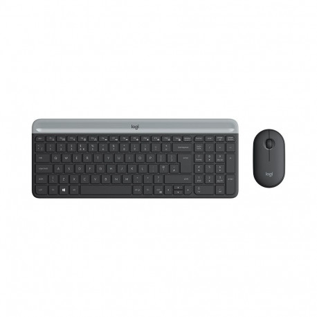 Logitech juhtmevaba klaviatuuri ja hiire komplekt MK470 US, grafiit