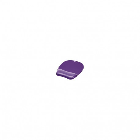 Fellowes Crystal Gel Mouse Gel Wrist Support purple