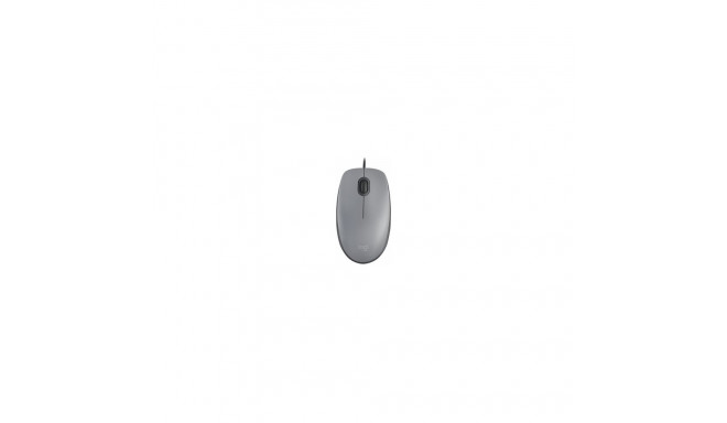 Logitech M110 Silent Wired Mouse  USB Type-A  1000 DPI  Mid Grey