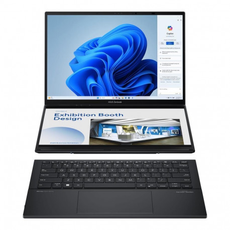 Asus Zenbook Duo UX8406CA-PZ009W  Basalt Gray  14   OLED  Touchscreen  3K  2880 x 1800 pixels  Gloss