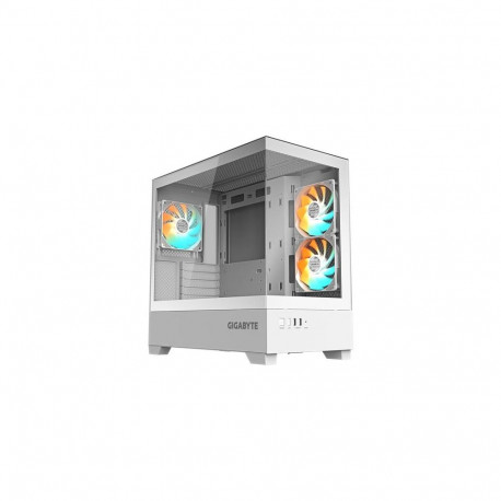 GIGABYTE korpus GB-C201PI miditorn 2xUSB 3.0 3x120mm ARGB ventilaatorid, valge