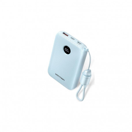 Vention akupank 10000mAh 2xUSB-C 1xUSB-A ekraaniga 22.5W, sinine