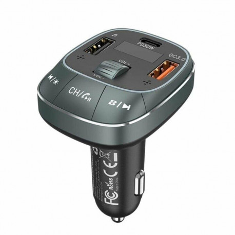 Vention auto FM-saatja ja laadija FFLB0 USB/3P, must