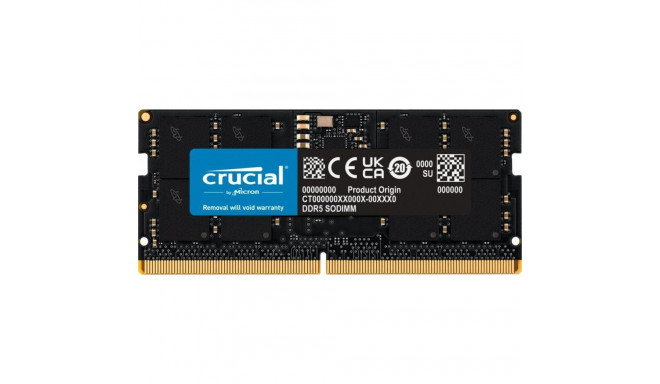 Crucial CT24G56C46S5 memory module 24 GB 1 x 24 GB DDR5 262-pin SO-DIMM ECC