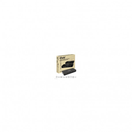 Club3D KVM Switch 4K60Hz 2x USB-C HDMI/DP/3xUSB/2xUSB-C/LAN retail