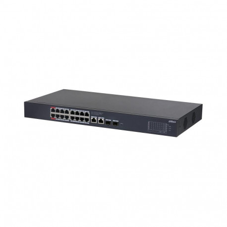 SwitchDAHUADesktop/pedestalRack16x10Base-T / 100Base-TX / 1000Base-T2xSFPPoE ports 16CS4220-16GT-240
