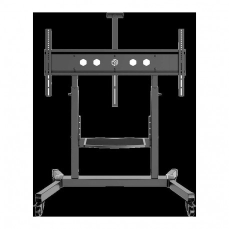 ONKRON ratastega telerialus sobib 50 to 100-Inch ekraanidele kuni 120kg, must