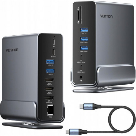 VENTION dokkimisjaam TPUH0 15IN1/USB-C MST