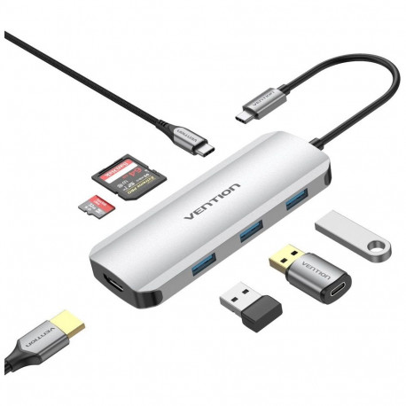NB ACC DOCKING STATION 7IN1/USB-C 0.15M TOJHB VENTION