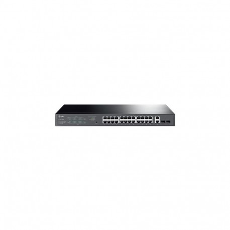 TP-LINK võrgulüliti TL-SG1428PE veebihaldatav raki paigaldatav 24 PoE+ porti 28x10/100/1000 Mbit/s