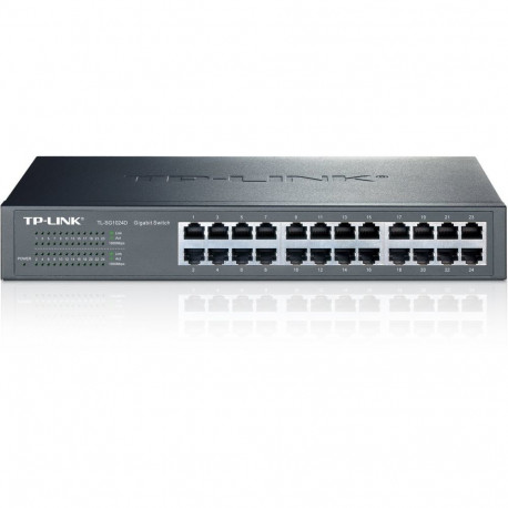 TP-LINK lüliti TL-SG1024D 24-pordiline 1Gbps (RJ-45) juhtimatu raki paigaldatav