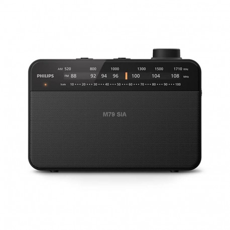 Philips raadio TAR2509/10 portatiivne analoogne, must