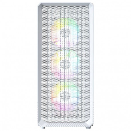 Montech X5 PC-Gehause  Midi-Tower  E-ATX  ARGB  Tempered Glass - weis