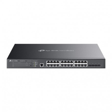 TP-Link JetStream võrgulüliti TL-SG3428XPP-M2 V1 24 pordiga haldatav raki paigaldatav